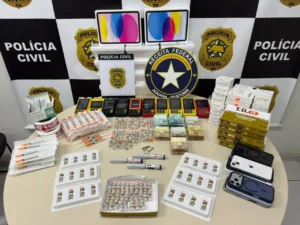 Polícia Civil e Receita Federal fecham laboratório clandestino de medicamentos emagrecedores em Natal